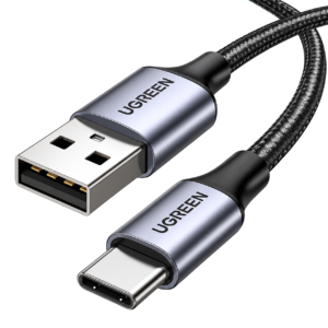 Premium UGREEN Braided USB Cable 3A USB A to USB C Fast Charging Cable