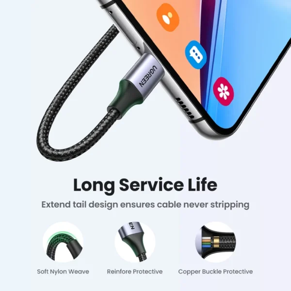 3A USB A to USB C Fast Charging Cable