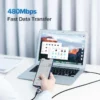 2 in 1 USB A to USB C & Micro USB Fast Charging Cable
