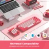 cn-11134207-820l4-mn1b5iylaq6a2f Pink Retro Wireless Keyboard & Numeric Keypad Set