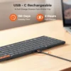 Foldable Bluetooth Keyboard with Touchpad