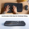 Multi Mode Ergonomic Wireless Keyboard & Mouse Combo