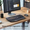 Multi Mode Ergonomic Wireless Keyboard & Mouse Combo