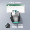 Compact Multi-Mode Wireless Keyboard & Mouse Combo