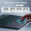Wireless Backlit Keyboard with Touchpad