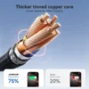 60W USB C to USB C Fast Charging Braided Cable