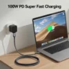 3A USB A to USB C Fast Charging Braided Cable