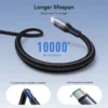 60W USB C to USB C Fast Charging Braided Cable