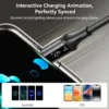 3A USB A to USB C Fast Charging Braided Cable