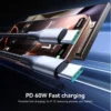 60W USB C to USB C Fast Charging Braided Cable